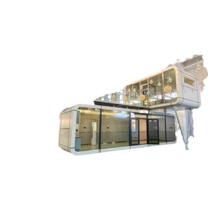 Casa de Cristal, Villa al Aire Libre, Habitación con Vista a un Hotel o Resort, Diseño Contemporáneo, Techo de Cristal Templado, Moldura en Arco, Alta Transmitancia de Luz - Product Image 1