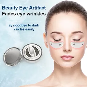 2024 New Leading Eye Care Dark Circles Remove Machine Eye Massager LED Red Light Facial Equipment Patch EMS Eye Care Massager