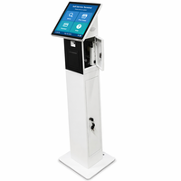 Kiosques de libre-service de petite entreprise de 15.6 pouces avec l'imprimante de 80mm