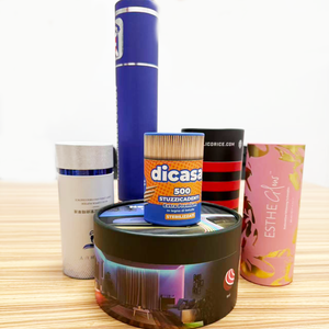 Tubes en papier kraft biodégradables personnalisés avec impression CMJN/quatre couleurs, revêtement UV, taille personnalisée et emballage en gros - Product Image 5