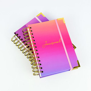 Số lượng lớn A5 Kích thước dây-o máy tính xách tay xoắn ốc ràng buộc 500Pcs in bìa giấy số lượng lớn Nhuộm màu công thức sách cho vải bán buôn - Product Image 1