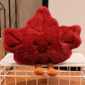 Juguete de Peluche de Jabalí con Diseño de Hoja de Arce, Relleno de Algodón PP, Divertido Adorno Decorativo, Muñeco, Venta al por Mayor Transfronteriza - Product Image 6