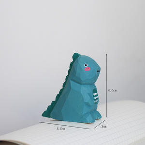 เครื่องประดับไม้รูปสัตว์น่ารัก <span class=keywords><strong>ลาย</strong></span>การ์ตูนเสือแกะสลักจาก<span class=keywords><strong>ไม้</strong></span> ของที่ระลึกสำหรับการเดินทาง - Product Image 6