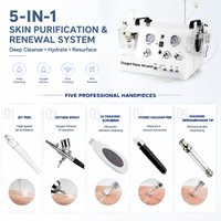 Appareil de beauté à infusion d'oxygène, pulvérisateur facial à jet d'oxygène, équipement de soin de la peau pour salon de beauté, spa, nettoyage du visage, hydratation, infusion