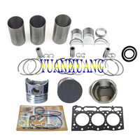 Kit Perbaikan & Perombakan Mesin D902 & Kepala Silinder untuk Kubota BX1880 BX2380 BX23S ZD1021 RTV-X900G