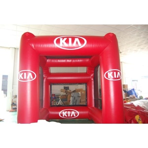 But de football gonflable personnalisé KeepFuns, but de football gonflable en PVC durable pour l'entraînement, les événements et les promotions - Product Image 2