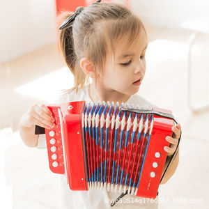 <span class=keywords><strong>Accordéon</strong></span> <span class=keywords><strong>diatonique</strong></span> miniature SFQ07 pour enfants, <span class=keywords><strong>2</strong></span> basses, 7 touches, portable pour débutants, 9 couleurs, alliage et ABS, logo personnalisable - Product Image 6