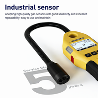 Detector de Gas Inflamable con Cuatro Métodos de Alarma, Analizador de Gas Industrial a Prueba de Explosiones para Gas Natural CH4 y GLP