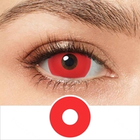 Livraison Gratuite – Nouvelles Lentilles de Contact Colorées Psyeche Lumineuses 17mm – Lentilles Annuelles Souples à Effet UV