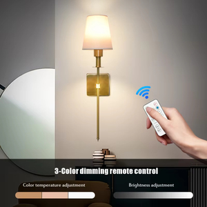Remote Rgb Cordless E27 Rechargeable Bulb <strong>Indoor</strong> Decor Fabric <strong>Battery</strong> <strong>Powered</strong> Beside Wall <strong>Light</strong> - Product Image 4