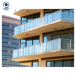 Prima moderno corrimano regolabile girevole gomito verticale facile installazione balaustre da pavimento per balcone