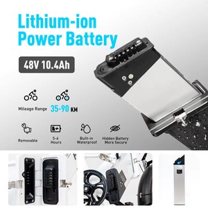 <span class=keywords><strong>HITWAY</strong></span>-<span class=keywords><strong>Vélo</strong></span> électrique de ville pliable BK20, 20 pouces, facile à transporter, portée de 90km, 48V, 250W - Product Image 5