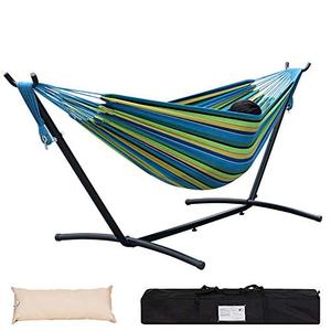 <span class=keywords><strong>Hamac</strong></span> en coton de style <span class=keywords><strong>brésilien</strong></span> Danlong pour intérieur et extérieur avec support, <span class=keywords><strong>hamac</strong></span> autoportant pour 2 personnes à vendre - Product Image 1