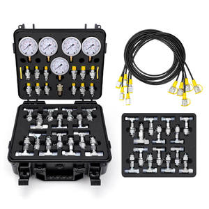 Kit de Teste de Pressão Hidráulica HUBEN, Conjunto de Testador de Manômetro de Pressão Hidráulica para Escavadora - Product Image 5