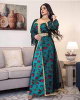 Vêtements musulmans pour femmes, luxueux, nobles et élégants, kaftan marocain, vêtements ethniques du Moyen-Orient, robe maxi Gilbab de Dubaï