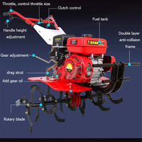 Motoculteurs pour l'agriculture, motoculteur manuel, mini motoculteur, motobineuse, motobineuse rotative