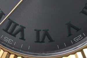 Reloj de movimiento mecánico de gama alta de lujo 2025, esfera negra dorada, pantalla analógica luminosa con números romanos, función de buzo de Fecha - Product Image 2