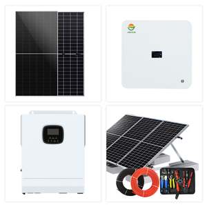 Système solaire hors réseau de haute qualité en stock, 3-40 kW, MPPT, onduleur à onde sinusoïdale pure, système d'énergie solaire au lithium-ion - Product Image 2