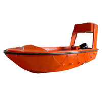 Aéroglisseur de sauvetage 6 personnes GRP Bateau de sauvetage SOLAS Standard Véhicule rigide de sauvetage et de soutien