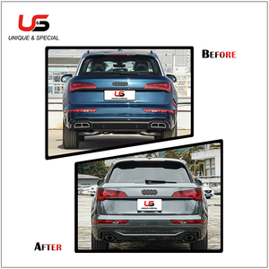 Pièces de modification automobile pour <span class=keywords><strong>Audi</strong></span> Q5 21-23 Upgrade RSQ5 Lèvre de diffuseur de pare-chocs arrière Diffuseur arrière Spoiler Lip 2021-2023 Year - Product Image 3