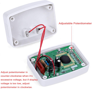 DM55-1 AC cắm loại Meter 110V-220V kỹ thuật số AC LCD hiển thị kỹ thuật số vôn kế DM55-1 - Product Image 2