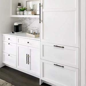 Modern Minimalist Solid Gold Cabinet <b>Door</b> Handles 1M <b>Black</b> Nordic Style For Kitchen Wardrobes Drawers - Product Image 2