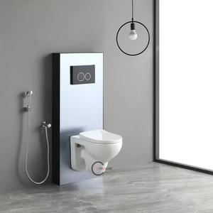 WC de salle de bain, toilettes à deux pièces, design moderne, sans bride, siphon en P, modèle occidental, siège de toilettes pour enfants, fabrication OEM - Product Image 6