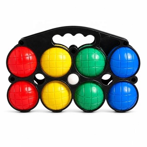 Ensemble <span class=keywords><strong>de</strong></span> boules <span class=keywords><strong>de</strong></span> <span class=keywords><strong>pétanque</strong></span> lumineuses personnalisées, 8 boules <span class=keywords><strong>de</strong></span> 72 mm en <span class=keywords><strong>plastique</strong></span>, jeu <span class=keywords><strong>de</strong></span> <span class=keywords><strong>pétanque</strong></span> pour extérieur et jardin, vente en gros - Product Image 1