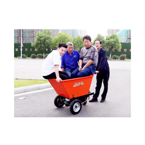 Électrique Gris Trémie Plat Plaque Incliné Seau Outil De Construction De Voiture Basculement Seau Chariot Ingénierie Site Transport Équitation t - Product Image 4