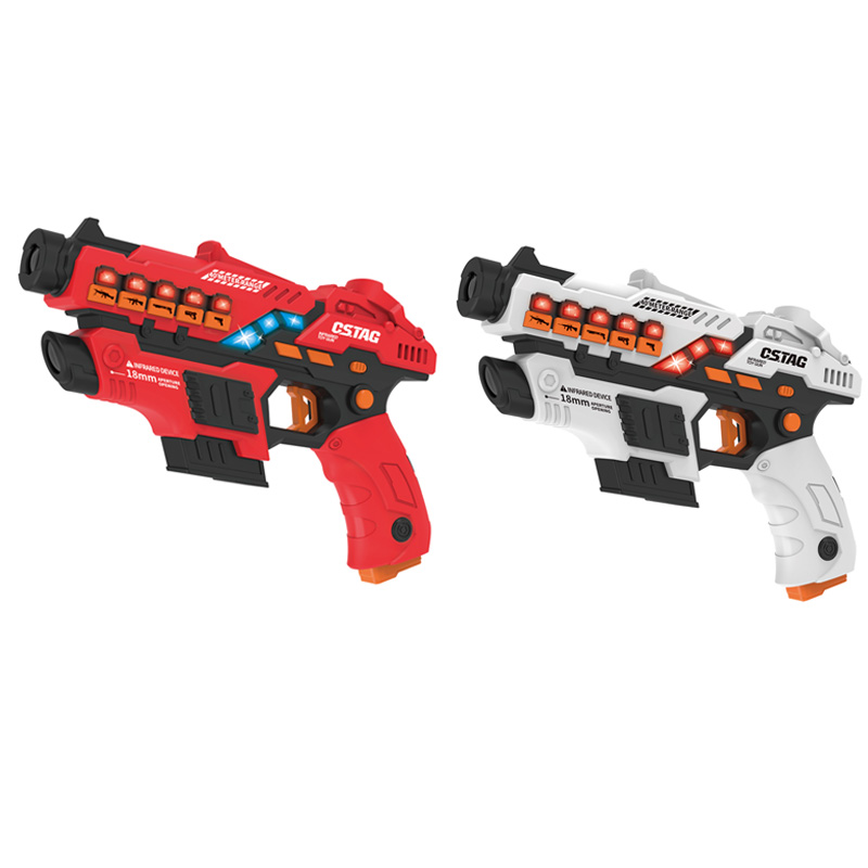 おもちゃの銃 楽天市場】銃 おもちゃ レーザーガン 2個セット アクショントイ