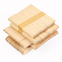 Bâtons en bois jetables de certificat international pour la crème glacée avec la taille différente