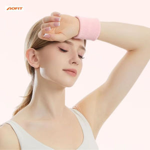 AOFIT สายรัดข้อมือคุณภาพสูงระบายอากาศได้ดี ผ้าขนหนูสำหรับเล่นกีฬากลางแจ้งแบบใหม่ ดูดซับเหงื่อได้ดี รองรับข้อมืออย่างสบาย - Product Image 4