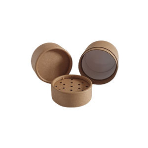 Emballage en tube cylindrique biodégradable de qualité alimentaire, tube en carton rond, boîte à secouer, tube en papier pour poudre libre, épices, avec tamis en papier - Product Image 4