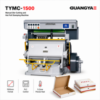 Machine de découpe et de marquage à chaud manuelle robuste 1500 mm pour boîtes en carton ondulé, presse à rainurer TYMC-1500