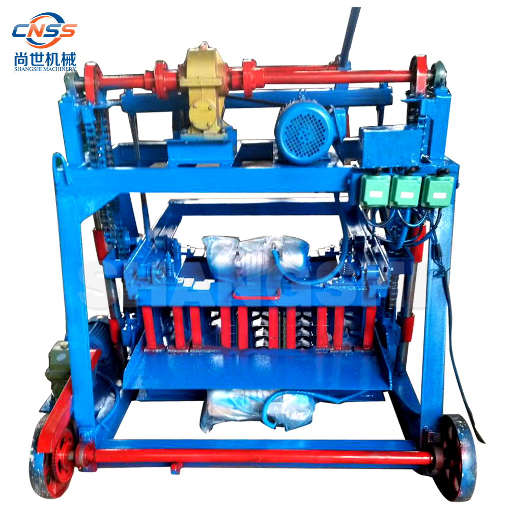 Manual egg laying block machine price QMY4-40 brick making machine price list