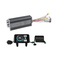 Kit de conversion de vélo électrique 36V 48V 52V 1500W, contrôleur à onde sinusoïdale 45A, affichage couleur UKC1 V6L PAS, ensemble moteur de vélo électrique