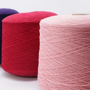 2/26 NM Len cashmere sợi một lớp 100% tinh khiết Cashmere sợi 16μm pha trộn sản phẩm cho dệt kim Cardigan - Product Image 1