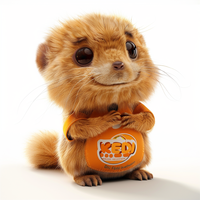 Jouets en peluche personnalisés de haute qualité castor marmotte jouets en peluche grandes dents avec longue peluche