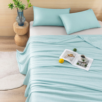 Couverture de refroidissement pour lit couette de climatisation soyeuse couette d'été de glace refroidie légère avec tissu froid et de refroidissement double face