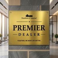 Plaque murale en aluminium massif anodisé or, gravée CNC, pour bureau, hall d'entrée, commerce de détail