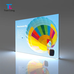 TIANLANG กล่องไฟแบบป็อปอัพ LED แบบพกพาสำหรับงานแสดงสินค้ากรอบอะลูมิเนียม - Product Image 1