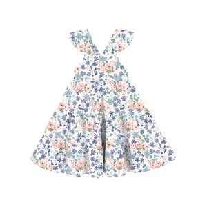 Vestido Casual para Niñas BQ-542-WXI, Vestidos de Verano sin Mangas con Volantes para Fiestas Infantiles - Product Image 3