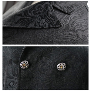 Chaleco Largo Victoriano, Chaleco de Príncipe, Chaqueta Gótica Medieval <span class=keywords><strong>para</strong></span> <span class=keywords><strong>Hombre</strong></span>, Disfraz <span class=keywords><strong>para</strong></span> Fiesta de Halloween, Chaleco Punk Retro - Product Image 5