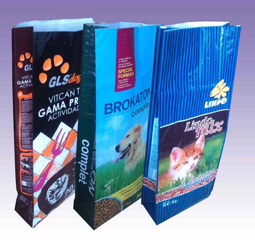 OEM 25Kg 50Kg Customized BOPP Laminated PP Woven Food-grade Recyclable Rice Fertilizer Animal Feed Seed Flour Chemical Sea Food Bags