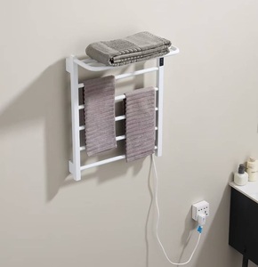 <span class=keywords><strong>Sèche</strong></span>-serviettes électrique de luxe avec affichage de la température et Wi-Fi, en acier inoxydable, pour salle de bain d'hôtel - Product Image 4