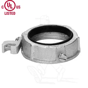 1/2" Rigid Insulated Metallic Grounding Bushing With Lay-in Lug Conduit Bushing