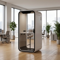 Cabine insonorisée modulaire personnalisée pour le contrôle du bruit industriel et la confidentialité sur le lieu de travail