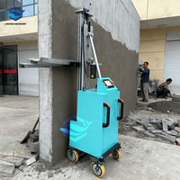 Machine automatique de rendu de ciment 3M Machine de rendu de robot de plâtrage de mur de niveau de lissage