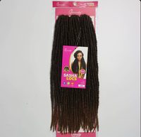 Perruques Butterfly Loc Crochet Dreadlocks en filament basse température, double trame, best-seller transfrontalier pour les Africaines