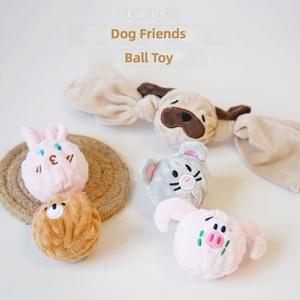 Juguete para Perros y <span class=keywords><strong>Gatos</strong></span> TPR Squeaky Spike Ball, Resistente a Mordidas y Rebotes, Paquete Variado de 60 Diseños, 100g - Product Image 2